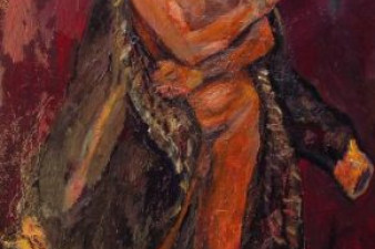 Шубка. 2009. ДВП, масло. 180х110